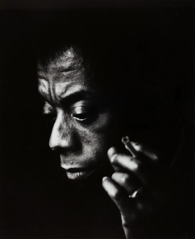 The author James Baldwin during a visit to the Netherlands. Date: 1965.